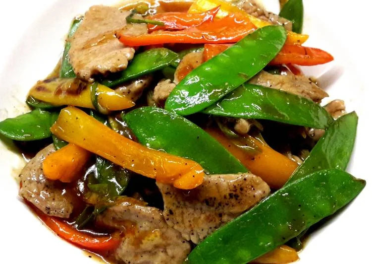 Crispy Kung WOW Pork Stir-Fry