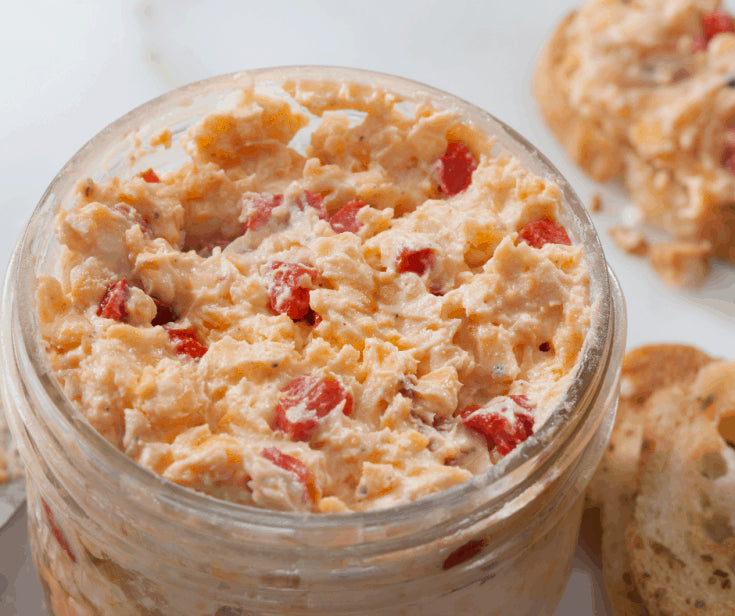 Pimento Cheese dip with Tamarind Yakisoba Sauce