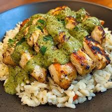 Green Curry Chimichurri Chicken Thighs