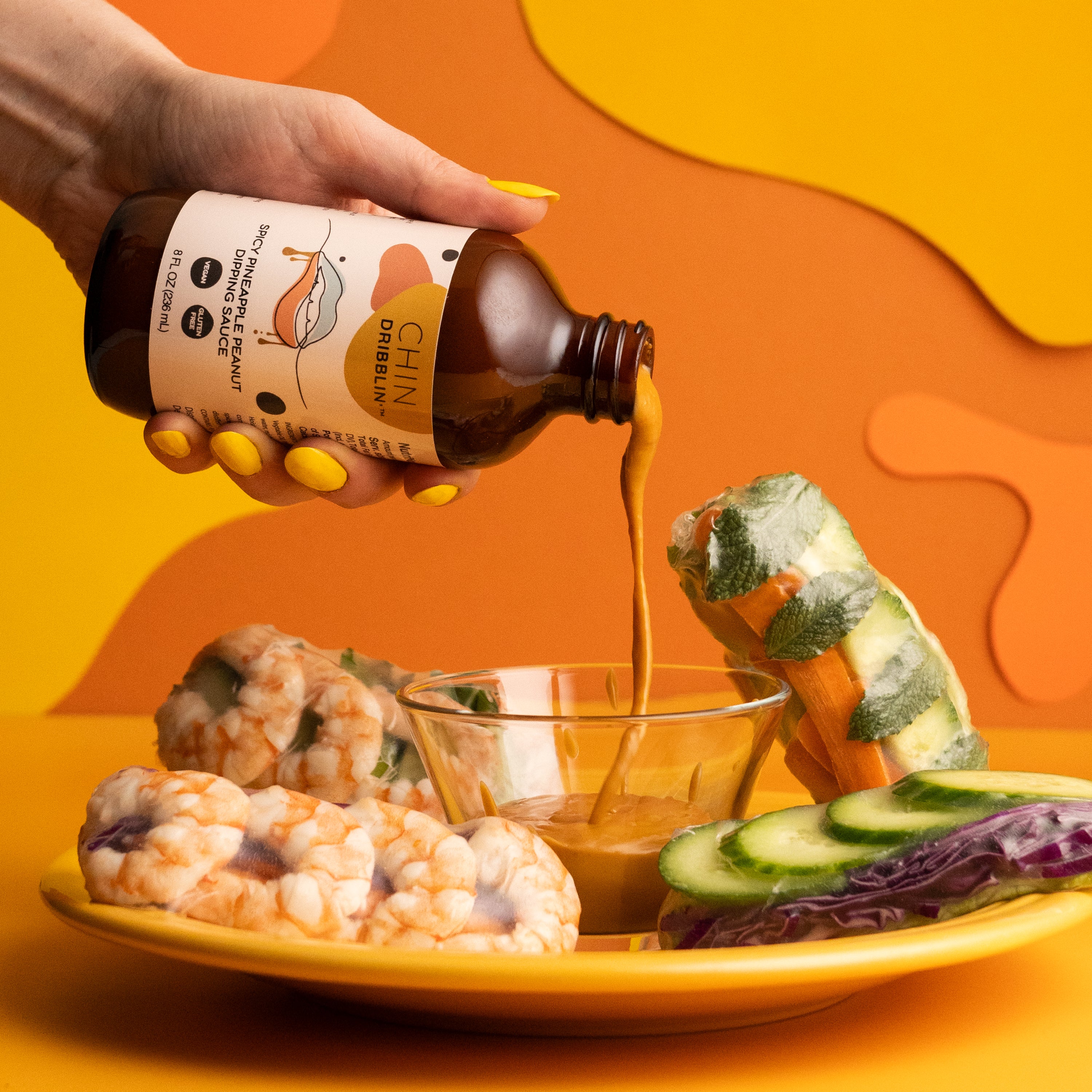 Spicy Pineapple Peanut Dipping Sauce