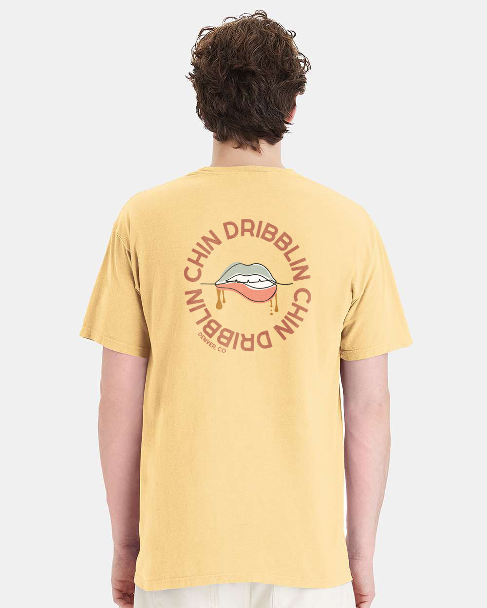 Uni-Sex Yellow Pocket Tee